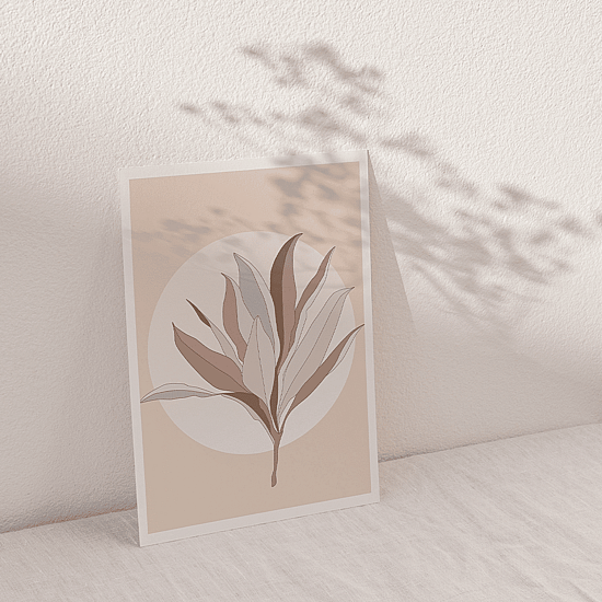 Pink Leaves Poster No.1 - Image 5