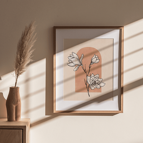 Flower and Arch Poster No.2 - Image 2
