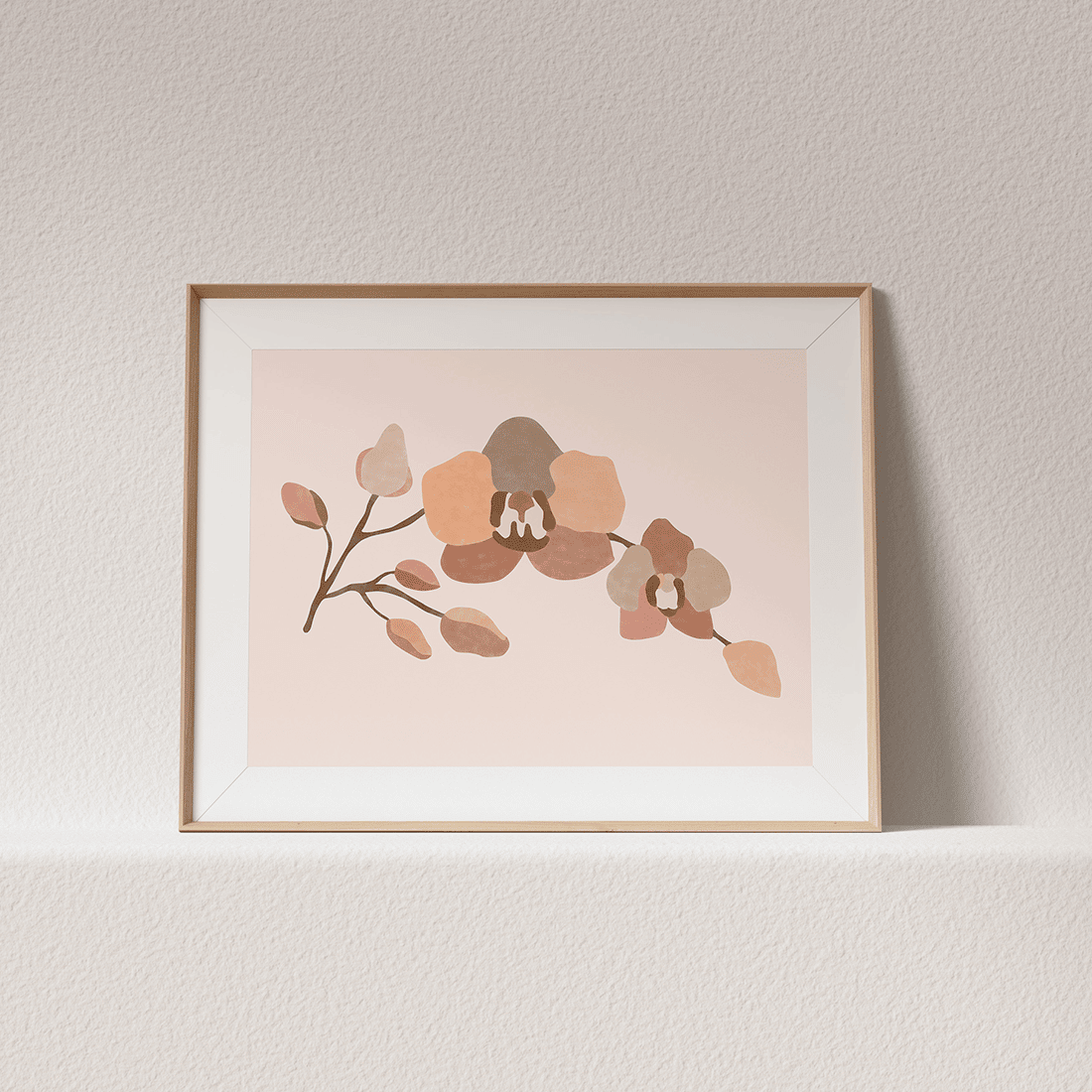 Painted Orchid Poster No.1 - Image 3