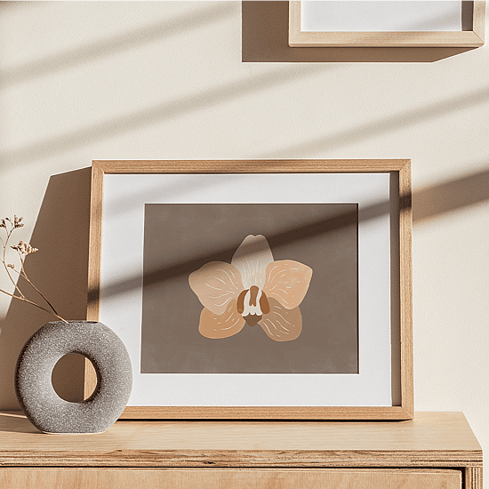 Painted Orchid Poster No.3 - Image 2