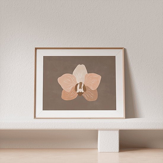 Painted Orchid Poster No.3 - Image 3