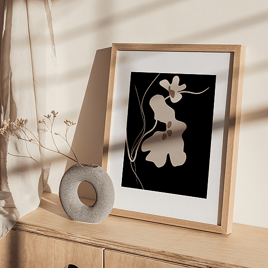 Flowers & Lines Poster - Image 2
