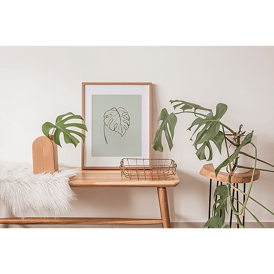 Green Botanical Line Art Poster No.2 - Image 2
