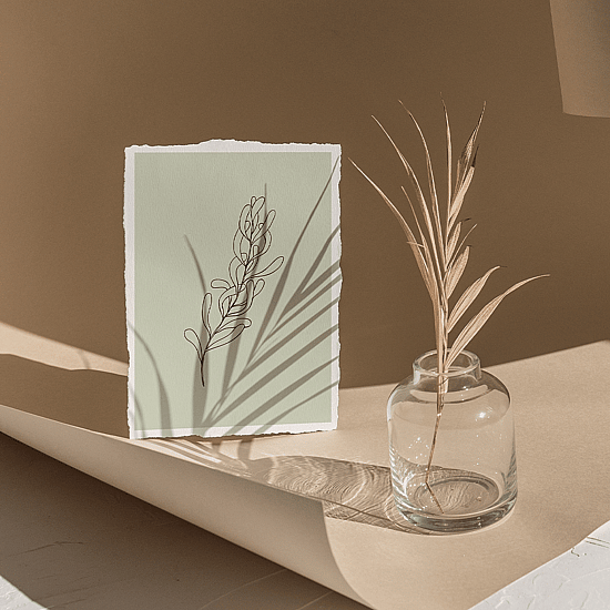 Green Botanical Line Art Poster No.7 - Image 5