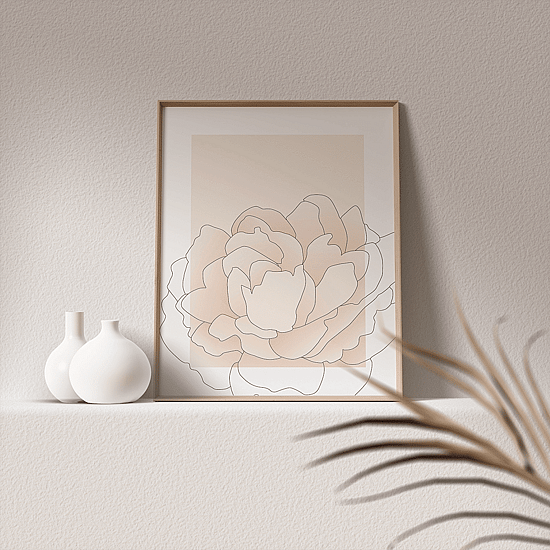 Pink Peony Poster - Image 4