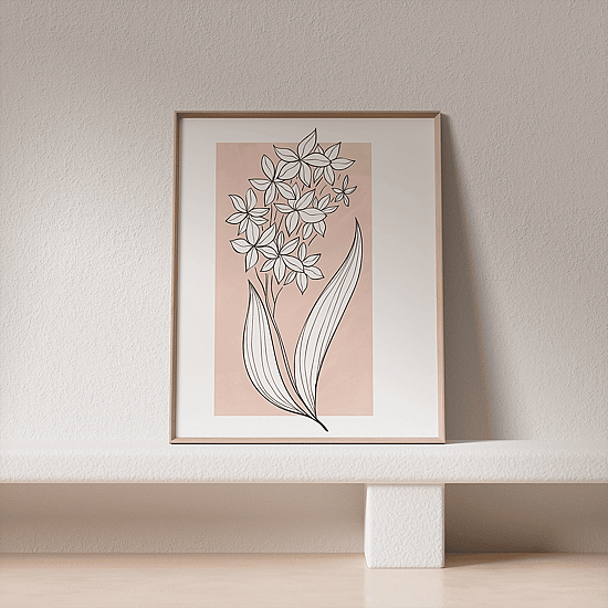 Pink Flowers Poster No.2 - Image 2