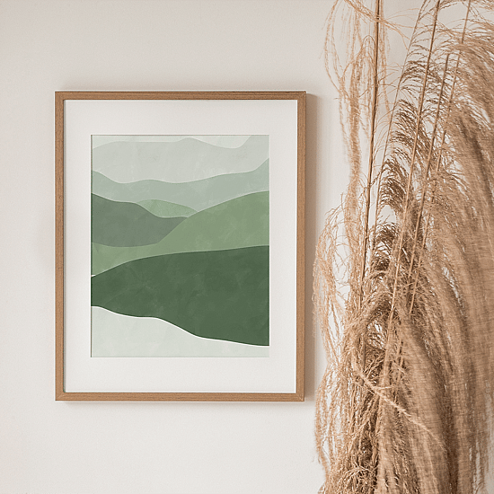 Green Landscape Poster No.2 - Image 3