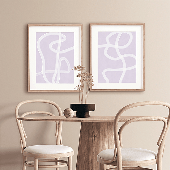 Lilac One Line Poster No.1 - Image 5