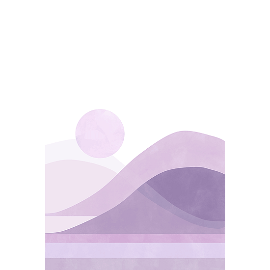 Lilac Mountains Poster