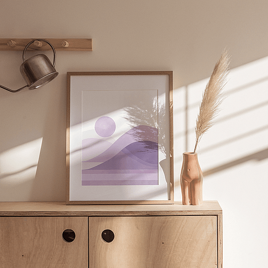 Lilac Mountains Poster - Image 2