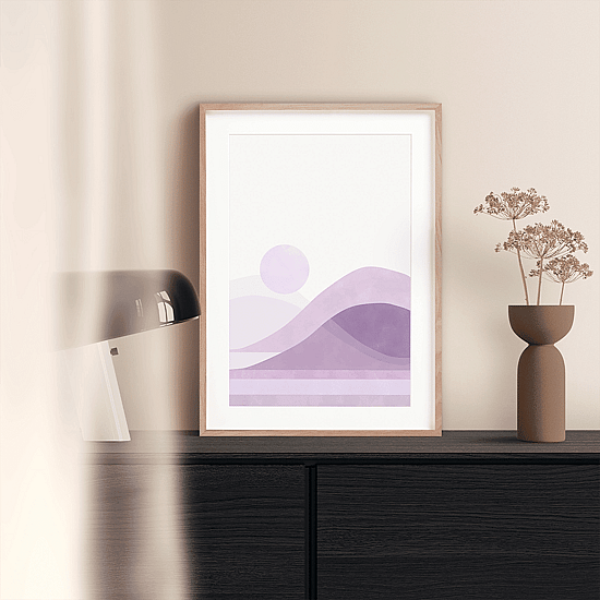 Lilac Mountains Poster - Image 4