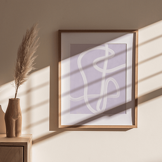 Lilac One Line Poster No.2 - Image 2