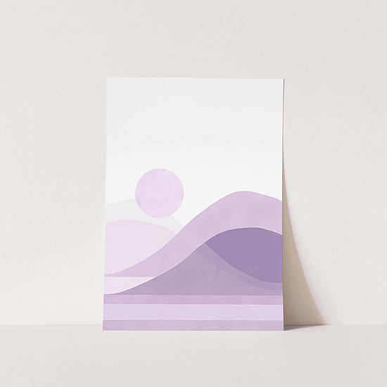 Lilac Mountains Poster - Image 5