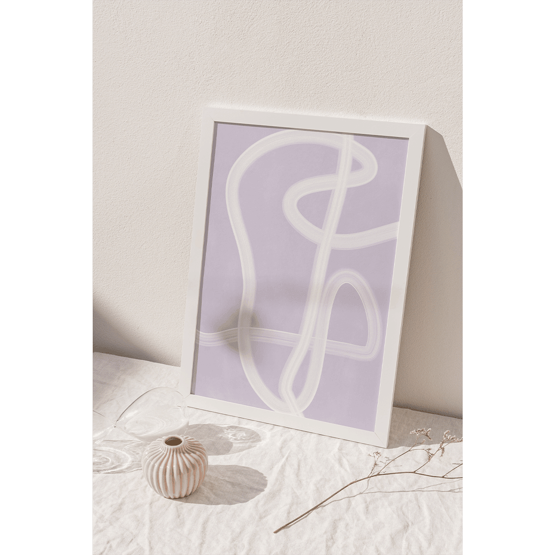 Lilac One Line Poster No.2 - Image 3