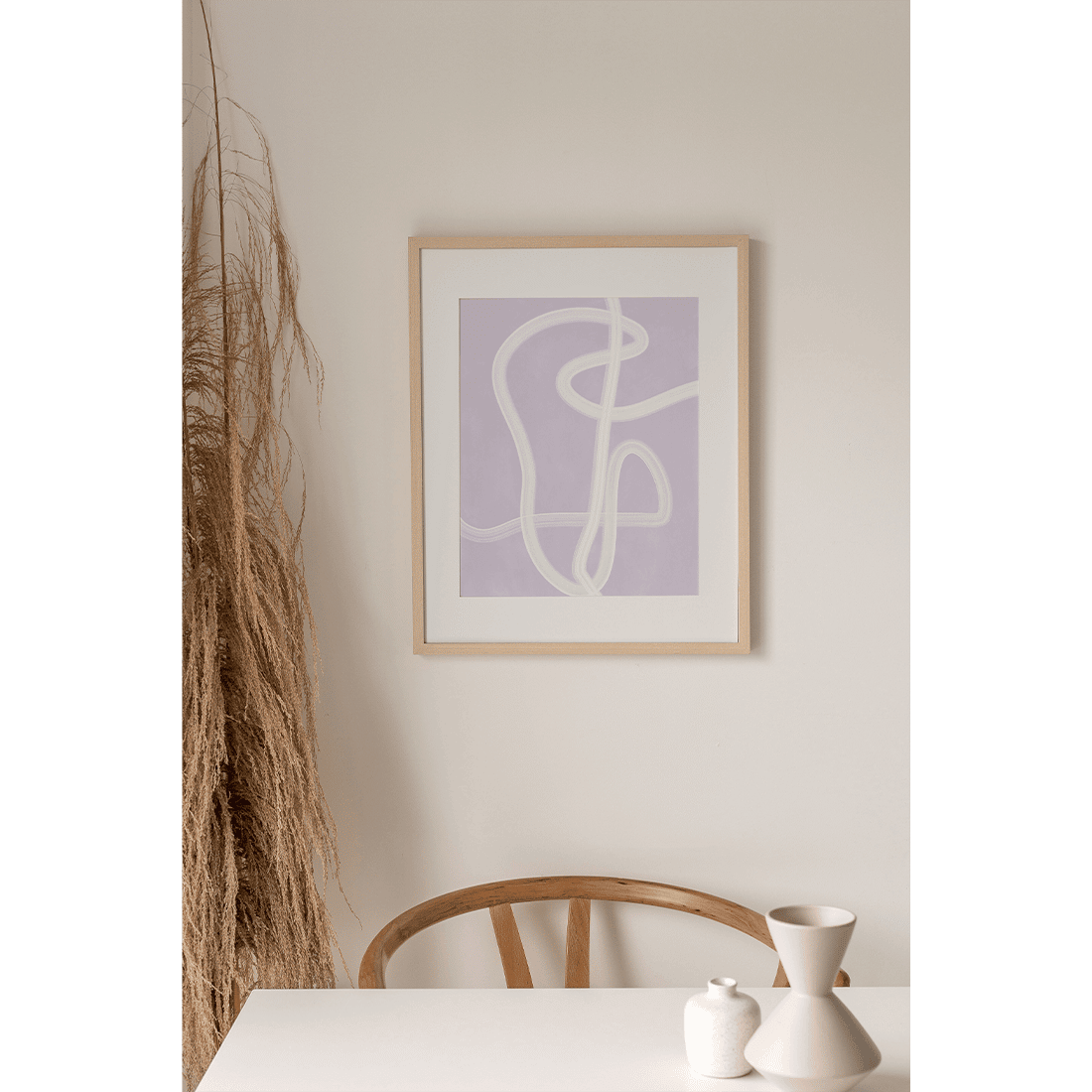 Lilac One Line Poster No.2 - Image 4