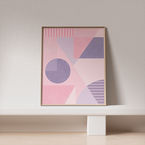 Pastel Geometric Poster - Image 2