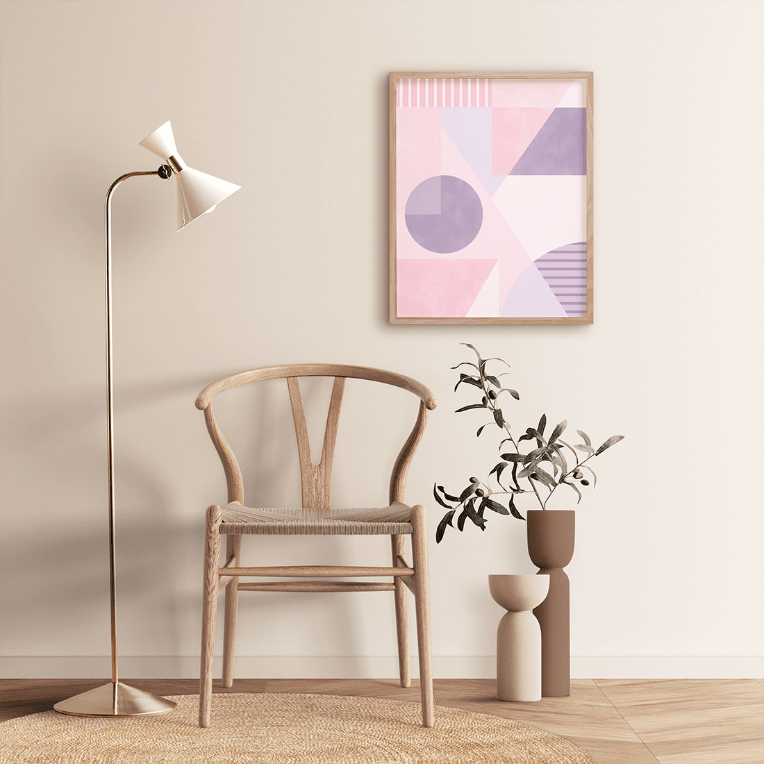 Pastel Geometric Poster - Image 4