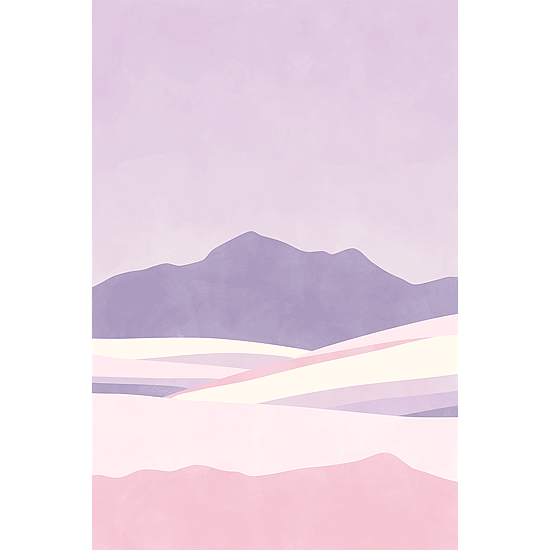 Pastel Landscape Poster