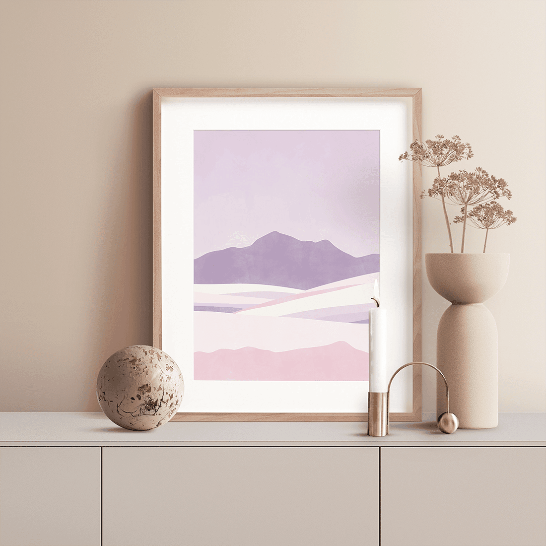 Pastel Landscape Poster - Image 4