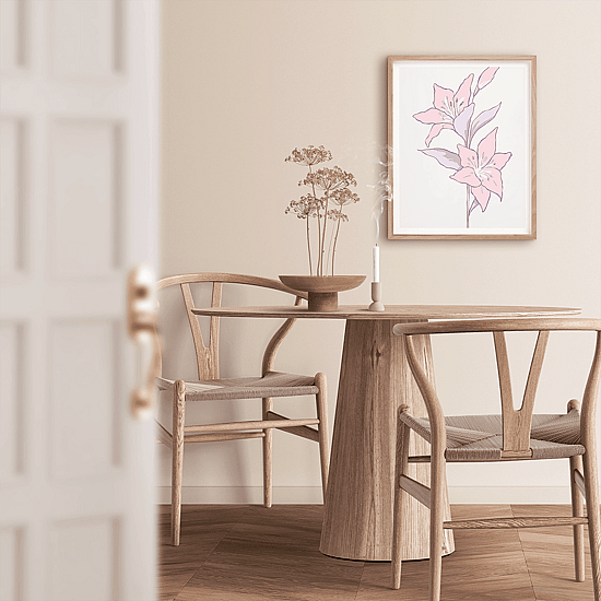 Pastel Lilies Poster - Image 4