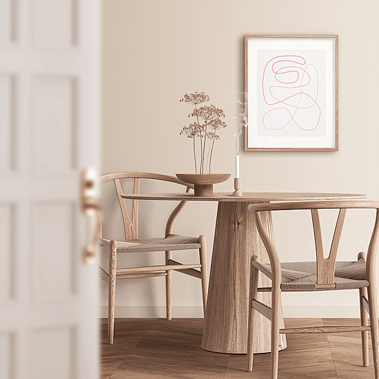 Pink Swirl Poster - Image 4