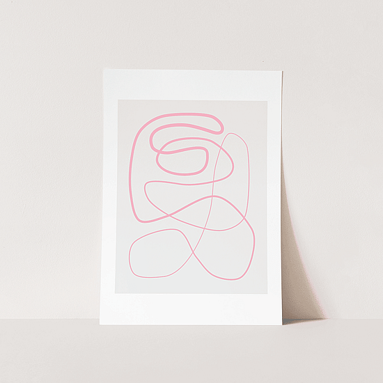 Pink Swirl Poster - Image 5
