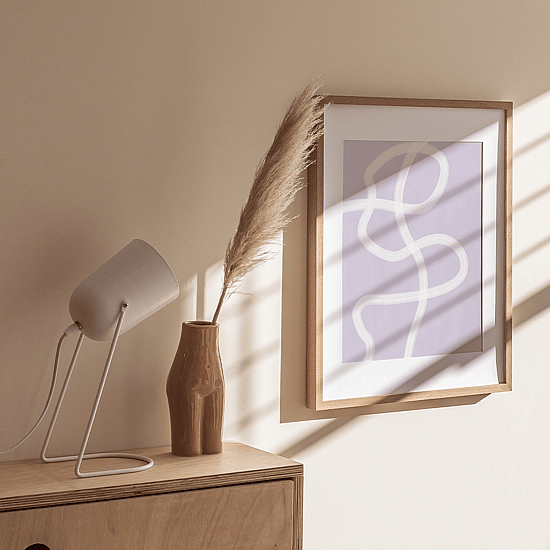Lilac One Line Poster No.1 - Image 2