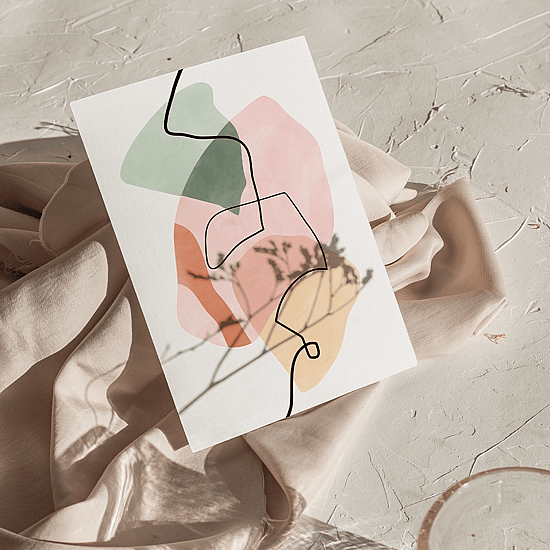 Earthy Shapes & Lines Poster - Image 5