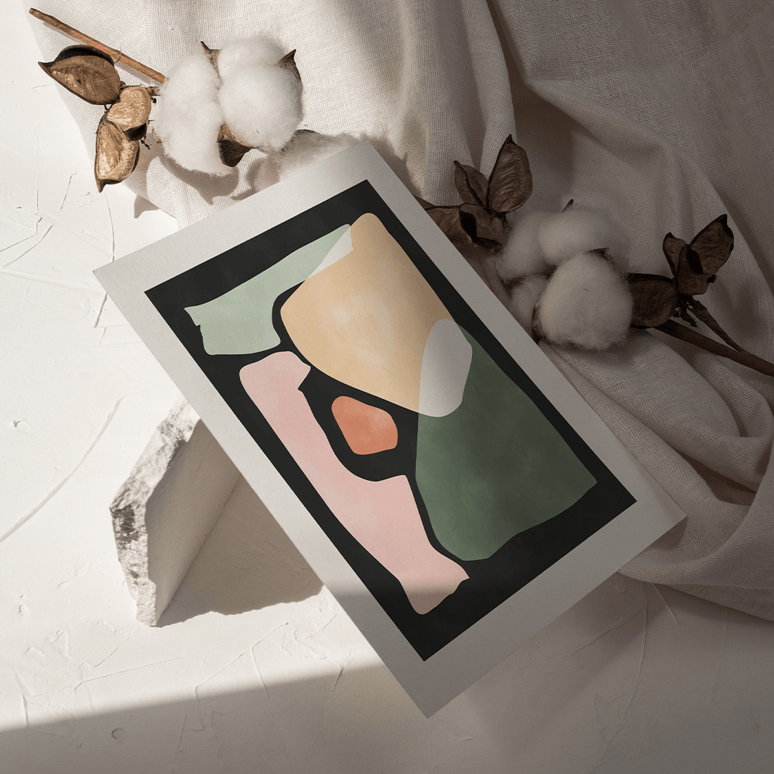 Earthy Paper Cuts Poster No.1 - Image 5