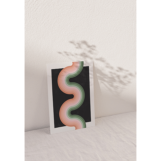 Retro Curves Poster - Image 5
