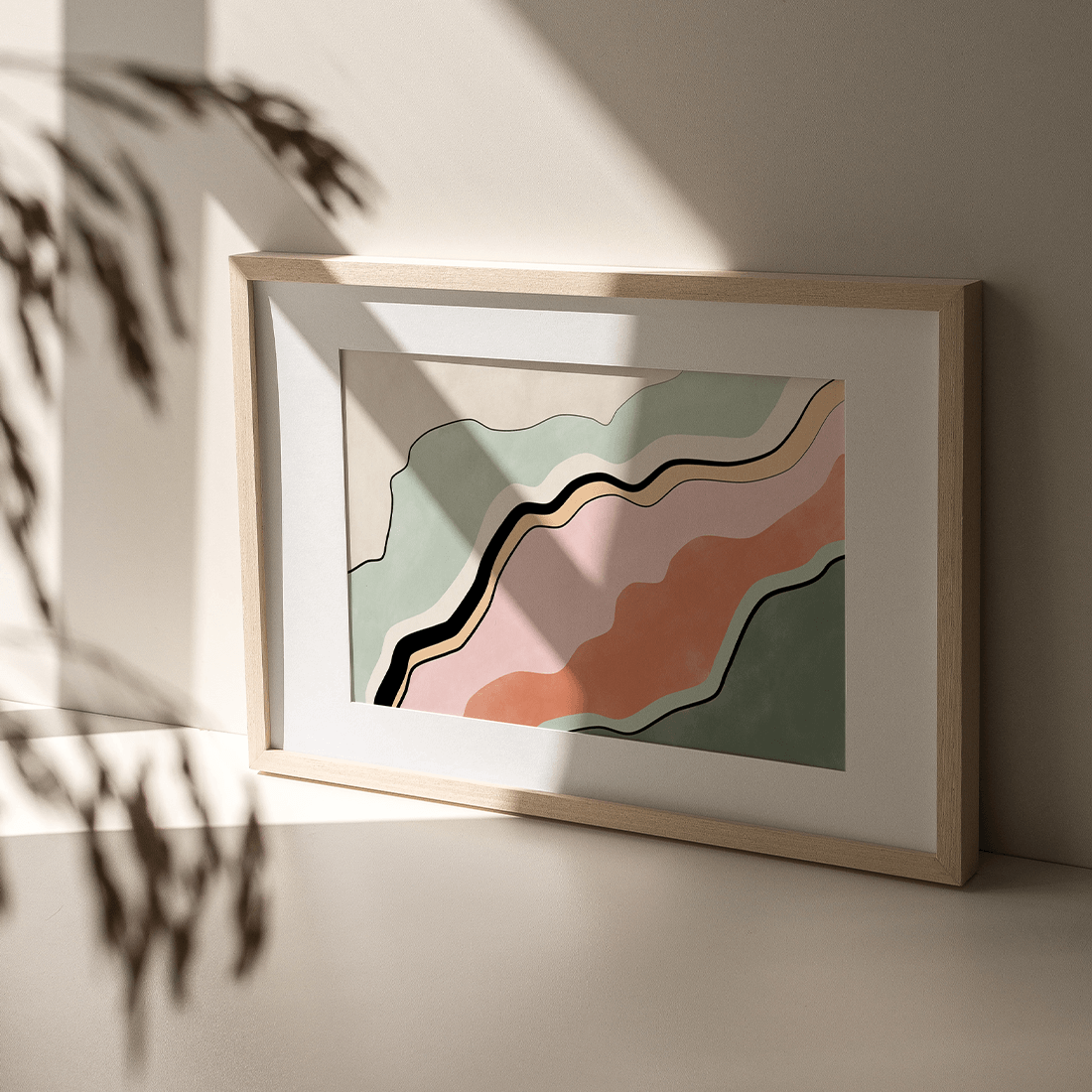 Earthy Aerial Landscape Poster - Image 4