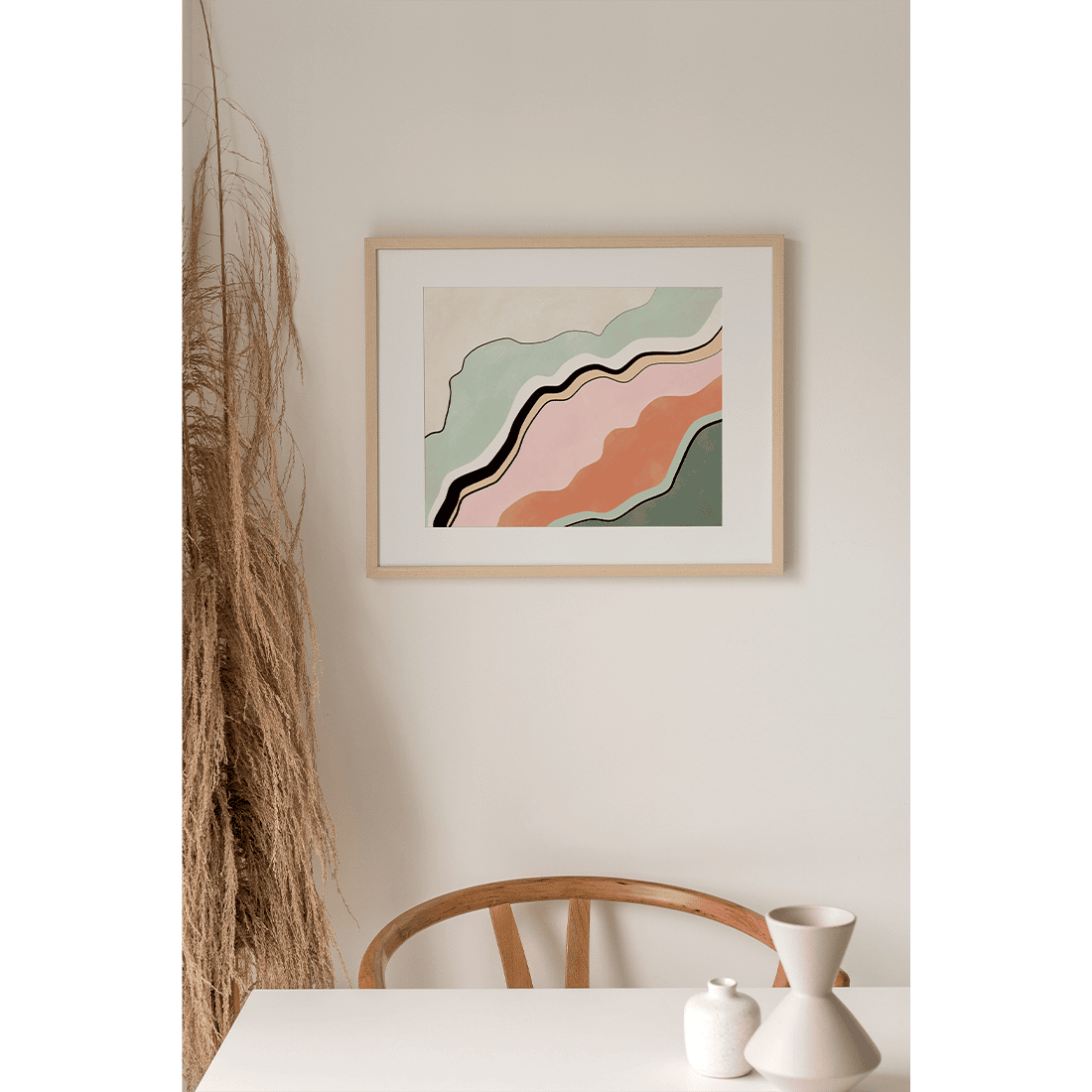Earthy Aerial Landscape Poster - Image 3
