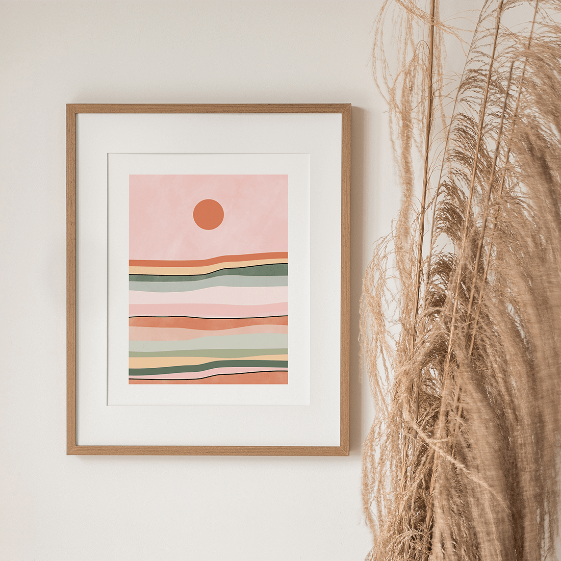 Abstract Earthy Landscape Poster - Image 3