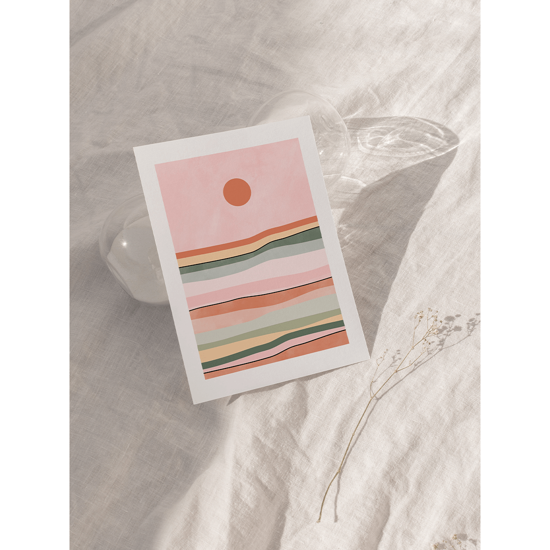 Abstract Earthy Landscape Poster - Image 5