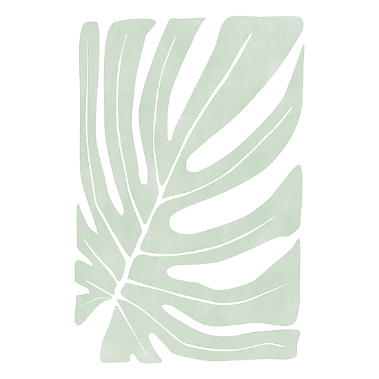 Green Monstera Poster
