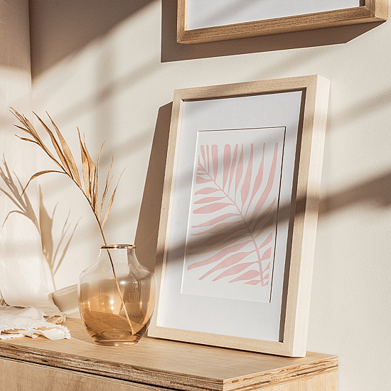 Pink Palm Leaf Poster - Image 3