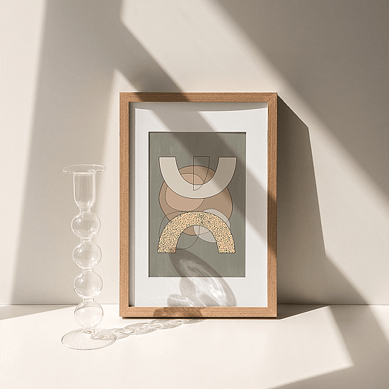 Colourful Shapes Poster No.1 - Image 3