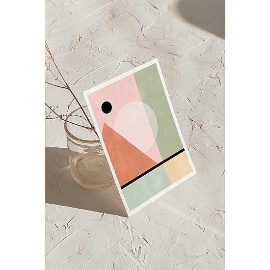 Pink & Green Watercolour Poster No.2 - Image 4