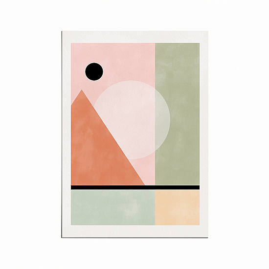 Pink & Green Watercolour Poster No.2 - Image 5