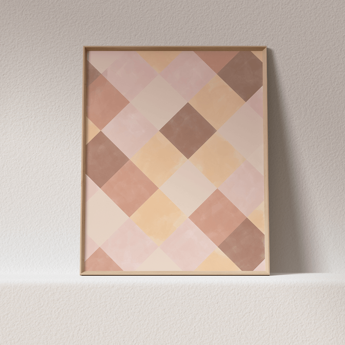 Pink Checkerboard Poster - Image 4