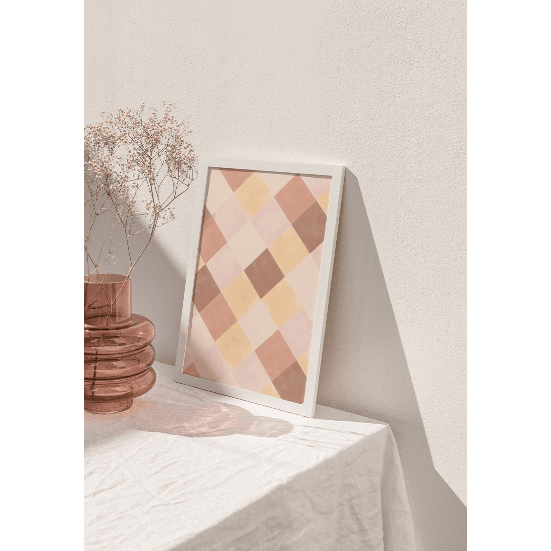 Pink Checkerboard Poster - Image 5