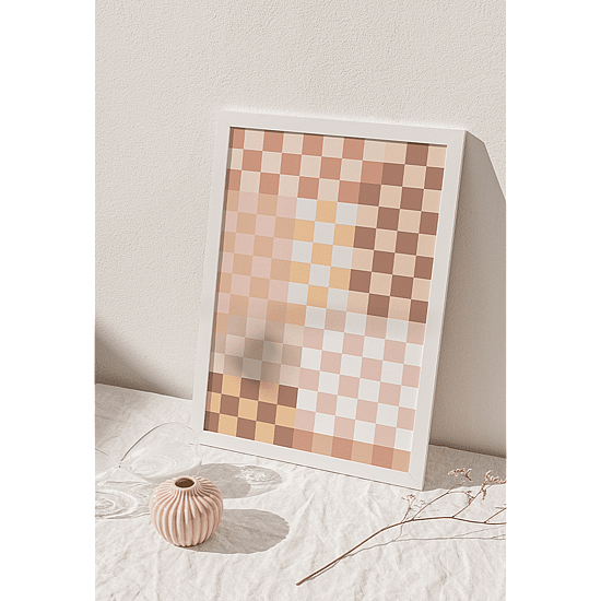 Funky Checkered Poster - Image 4