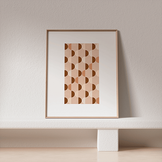Mid Century Geometrics Poster No.3 - Image 2