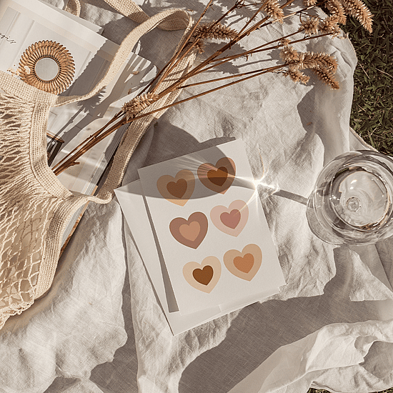 Hearts Illustration Poster - Image 4