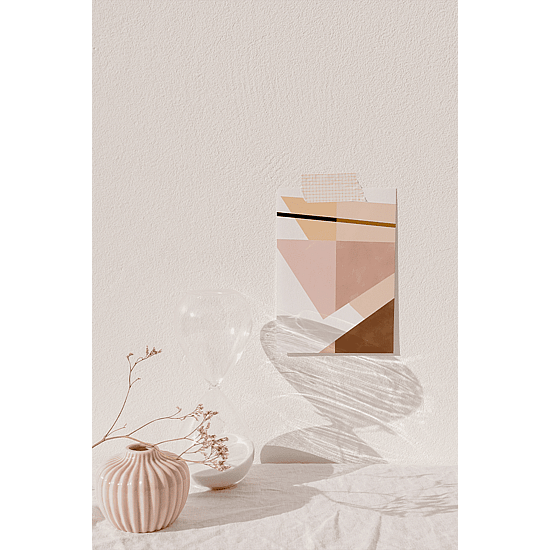 Pink Geometric Shapes Poster - Image 5