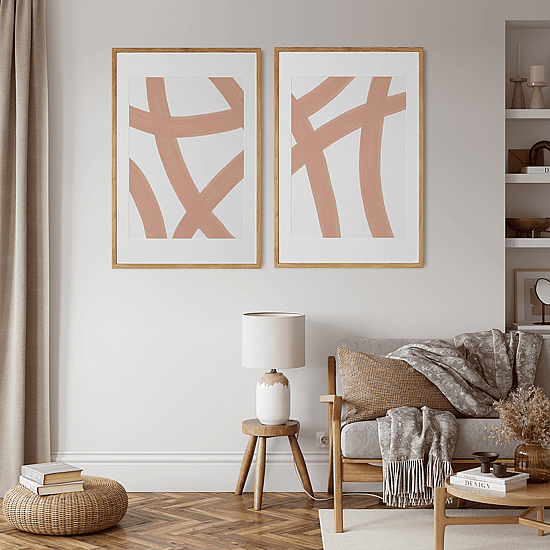 Pink Paint Stroke Poster No.2 - Image 5