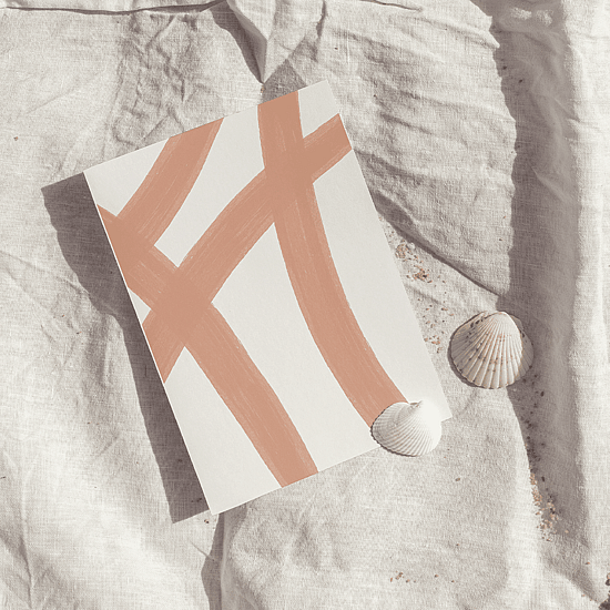 Pink Paint Stroke Poster No.1 - Image 4