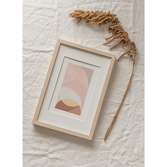 Blush Geometric Poster No.1 - Image 3