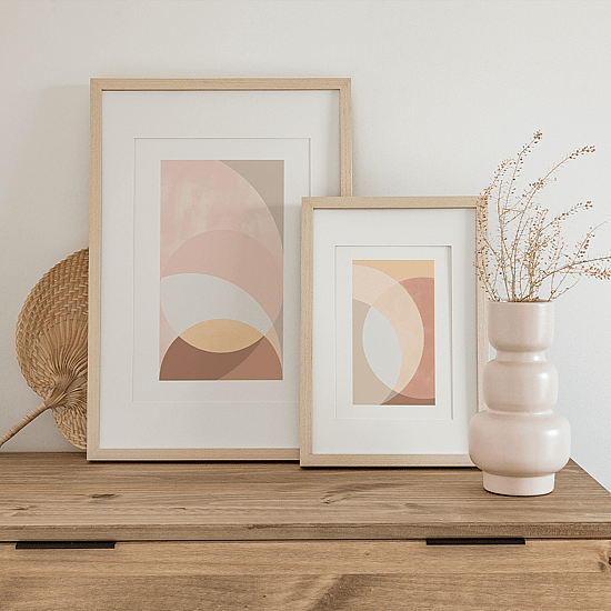 Blush Geometric Poster No.1 - Image 5