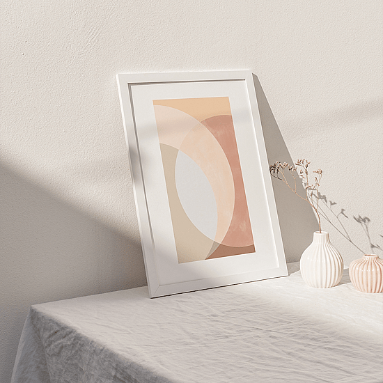 Blush Geometric Poster No.2 - Image 2